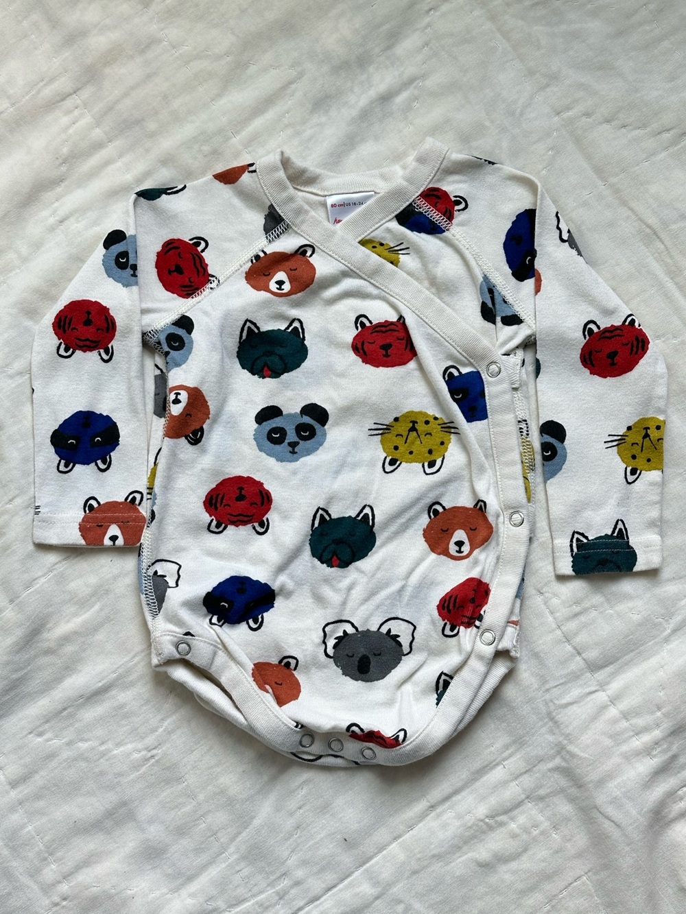 Hanna Andersson Animal Print Onesie